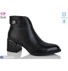 Черевики жіночі на весну/осінь (8 пар р.36-40) чорний  "Gukkcr"