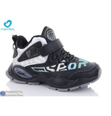 Дитячі кросівки на зиму (8 пар р.31-36) чорний  "Comfort-baby"