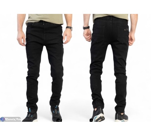 Джинси чоловічі на зиму (8 шт. р.сетка 29-38) чорний  "Masari"
