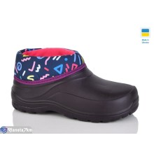 Калоші дитячі на весну/осінь (12 пар р.30-36) коричневий  "MURMUR"