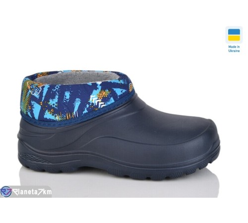 Калоші дитячі на весну/осінь (12 пар р.30-36) синій  "MURMUR"