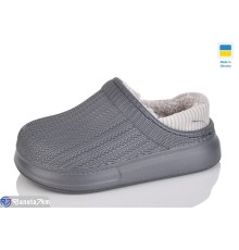 Калоші дитячі на весну/осінь (8 пар р.25-36) сірий  "Korka"