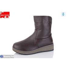Черевики жіночі на зиму (8 пар р.37-42) коричневий  "Maiguan"