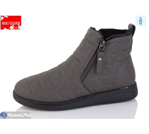 Черевики жіночі на весну/осінь (8 пар р.37-41) сірий  "Maiguan"