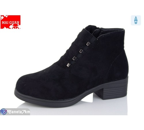 Черевики жіночі на весну/осінь (8 пар р.36-41) чорний  "Maiguan"