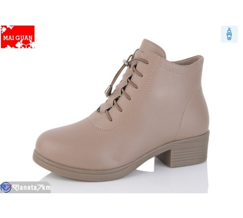 Черевики жіночі на весну/осінь (8 пар р.36-41) коричневий  "Maiguan"