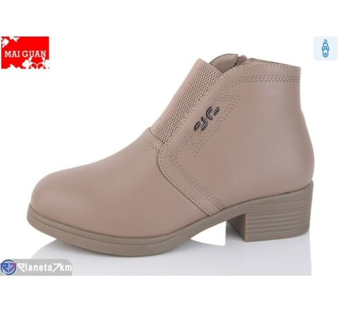 Черевики жіночі на весну/осінь (8 пар р.36-41) коричневий  "Maiguan"