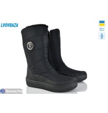 Дутики жіночі на зиму (8 пар р.37-42) чорний  "LEOBAZA"