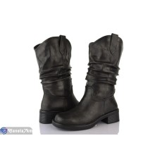 Чоботи жіночі на зиму (6 пар р.36-40) сірий  "MARADONA"