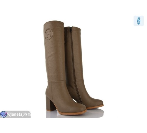 Чоботи жіночі на зиму (6 пар р.36-40) коричневий  "MARADONA"