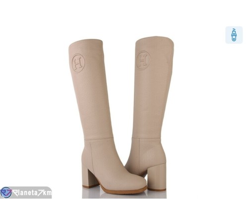 Чоботи жіночі на зиму (6 пар р.36-40) бежевий  "MARADONA"