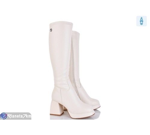 Чоботи жіночі на зиму (6 пар р.36-40) бежевий  "MARADONA"