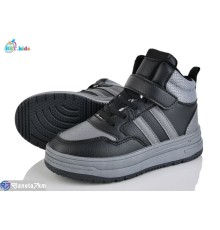 Дитячі кросівки на зиму (8 пар р.32-37) сірий  "BBT"