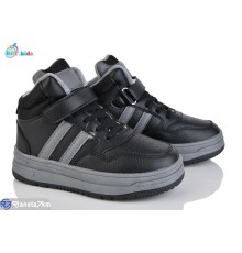 Дитячі кросівки на зиму (8 пар р.32-37) чорний  "BBT"