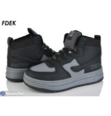Дитячі кросівки на зиму (8 пар р.36-41) чорний  "FDEK"