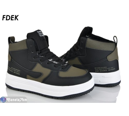 Дитячі кросівки на зиму (8 пар р.36-41) хакі  "FDEK"