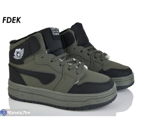 Дитячі кросівки на зиму (8 пар р.36-41) хакі  "FDEK"