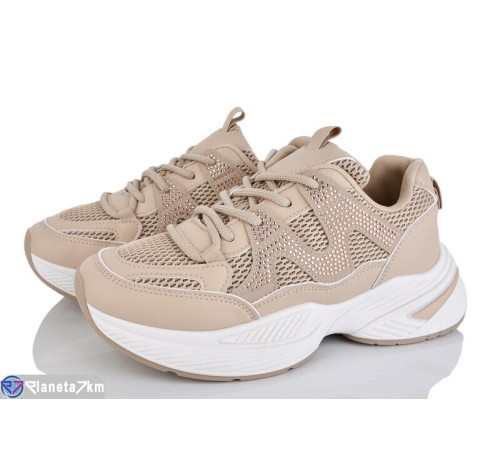 Кросівки жіночі на весну/осінь (8 пар р.36-41) бежевий  "HoRIK"