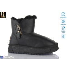 Дитячі Уггі на зиму (8 пар р.33-38) чорний  "Lilin"