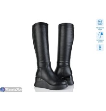 Чоботи жіночі на зиму (6 пар р.36-40) чорний  "MARADONA"
