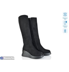 Чоботи жіночі на зиму (6 пар р.36-40) чорний  "MARADONA"