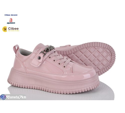 Дитячі кросівки на весну/осінь (8 пар р.31-36) рожевий  "BELIES-D"