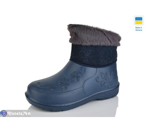 Жіночі чоботи з піни на зиму (8 пар р.38-41) синій  "SALIN"