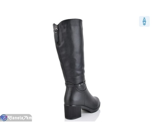 Чоботи жіночі на зиму (8 пар р.36-41) чорний  "Asito"