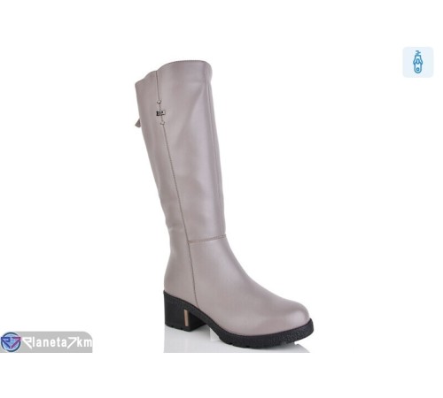 Чоботи жіночі на зиму (8 пар р.36-41) сірий  "Asito"