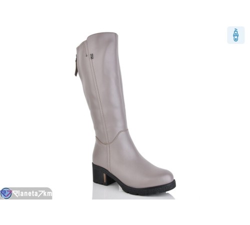 Чоботи жіночі на зиму (8 пар р.36-41) сірий  "Asito"