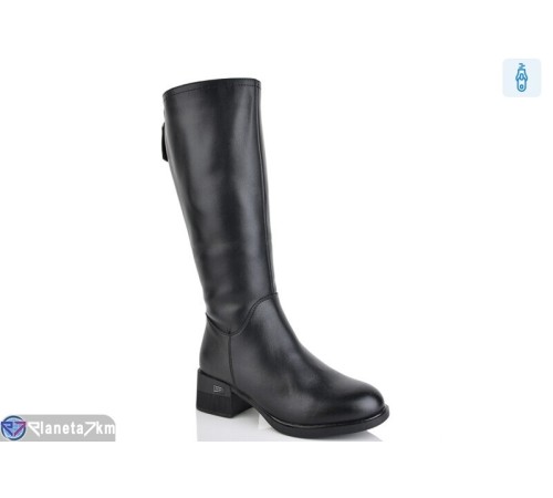 Чоботи жіночі на зиму (8 пар р.36-41) чорний  "Asito"