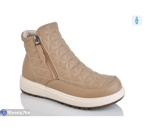 Черевики жіночі на зиму (8 пар р.37-42) коричневий  "Asito"