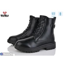 Черевики жіночі на зиму (8 пар р.37-42) чорний  "SUBA"