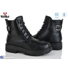 Черевики жіночі на зиму (8 пар р.37-42) чорний  "SUBA"