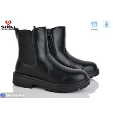Черевики жіночі на зиму (8 пар р.37-42) чорний  "SUBA"