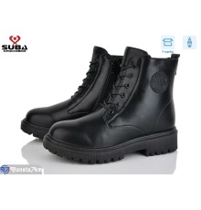 Черевики жіночі на зиму (8 пар р.37-42) чорний  "SUBA"