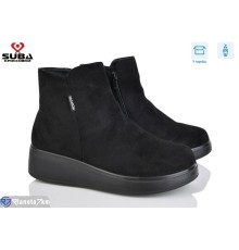 Черевики жіночі на зиму (6 пар р.41-43) чорний  "SUBA"