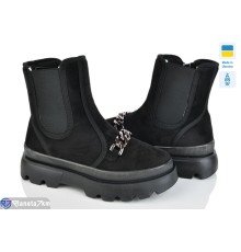 Черевики жіночі на весну/осінь (6 пар р.37-41) чорний  "OLLA"