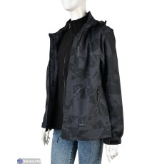 Куртка жіноча на зиму (4 шт. р.сетка L-3XL) чорний  "Mirella"