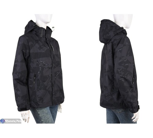 Куртка жіноча на зиму (4 шт. р.сетка L-3XL) чорний  "Mirella"