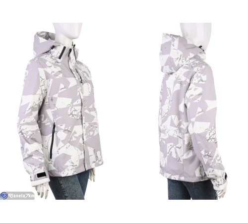 Куртка жіноча на зиму (4 шт. р.сетка L-3XL) сірий  "Mirella"