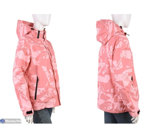 Куртка жіноча на зиму (4 шт. р.сетка L-3XL) рожевий  "Mirella"