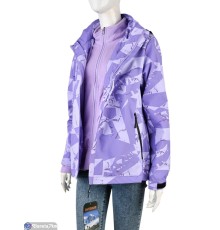 Куртка жіноча на зиму (4 шт. р.сетка L-3XL) фіолетовий  "Mirella"