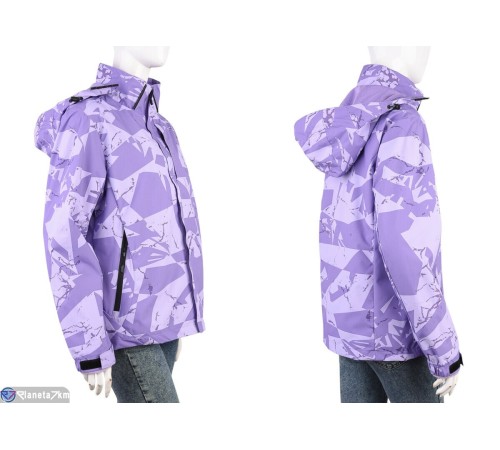 Куртка жіноча на зиму (4 шт. р.сетка L-3XL) фіолетовий  "Mirella"