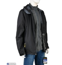 Куртка чоловіча на зиму (5 шт. р.сетка L-5XL) чорний  "Mirella"