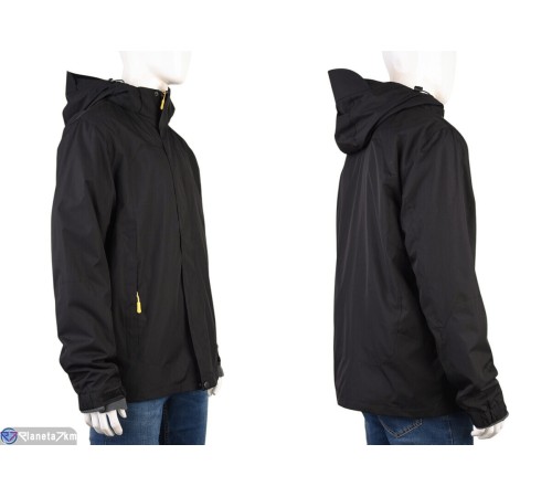 Куртка чоловіча на зиму (5 шт. р.сетка L-5XL) чорний  "Mirella"