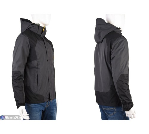 Куртка чоловіча на зиму (5 шт. р.сетка L-5XL) сірий  "Mirella"