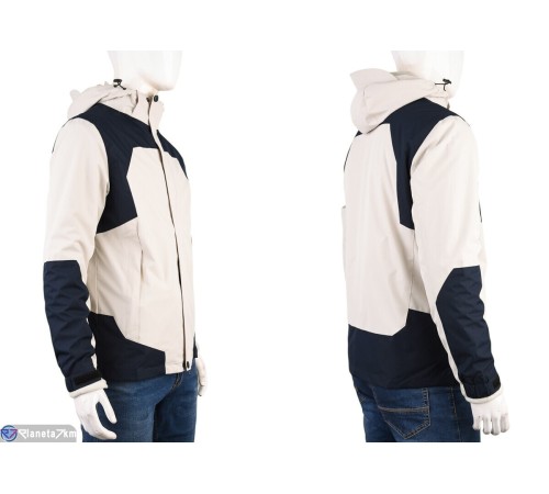 Куртка чоловіча на зиму (5 шт. р.сетка L-5XL) бежевий  "Mirella"