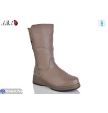 Чоботи жіночі на зиму (8 пар р.37-42) коричневий  "Aba"