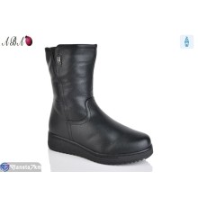 Черевики жіночі на зиму (8 пар р.37-42) чорний  "Aba"